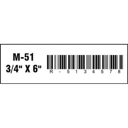 Accuform MAGNETIC LABEL HOLDER 6 INCH 34 X 6 LMS672 LMS672